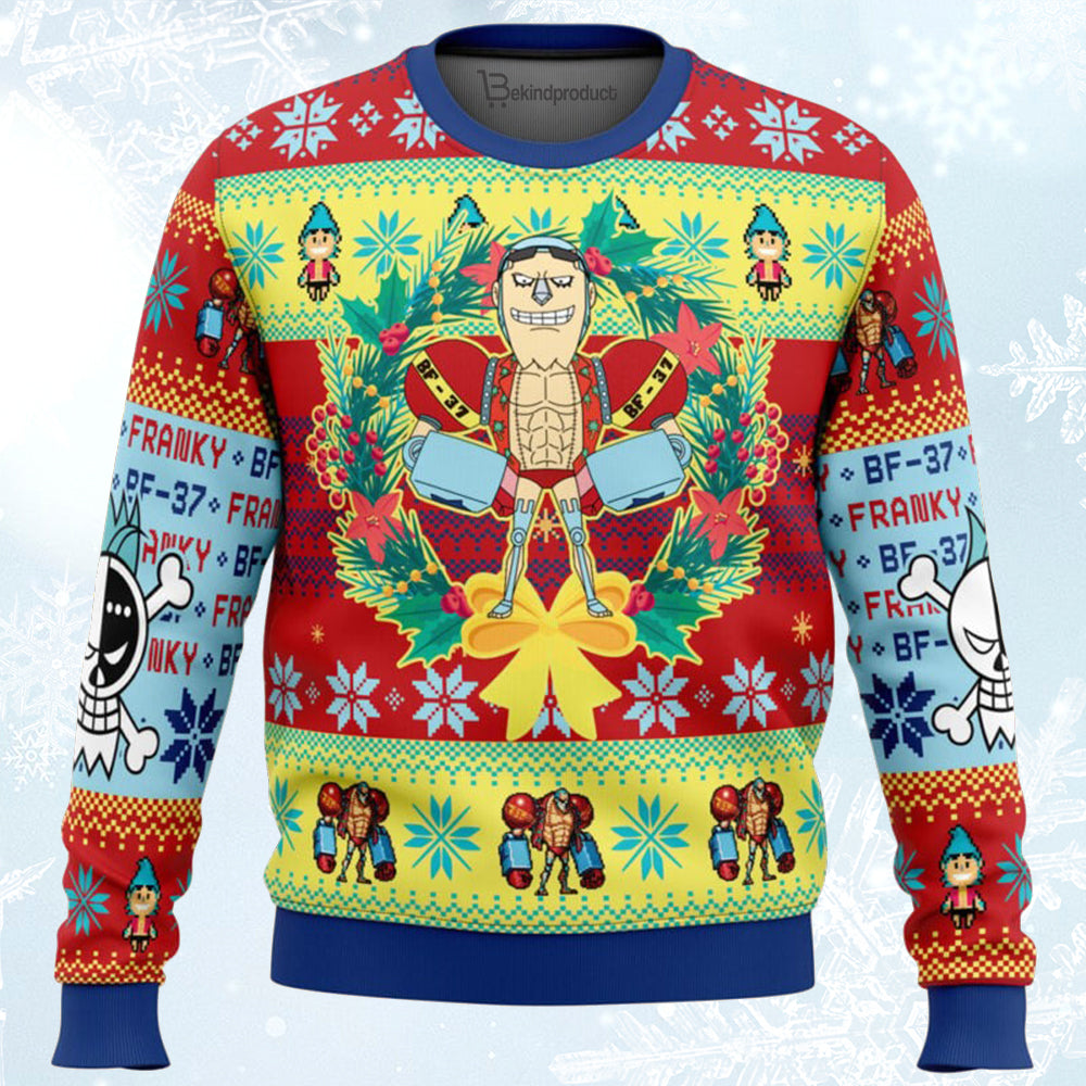 Christmas Franky One Piece Ugly Christmas Sweater For Men & Women Christmas Gift Sweater BH351 - WeCustomit
