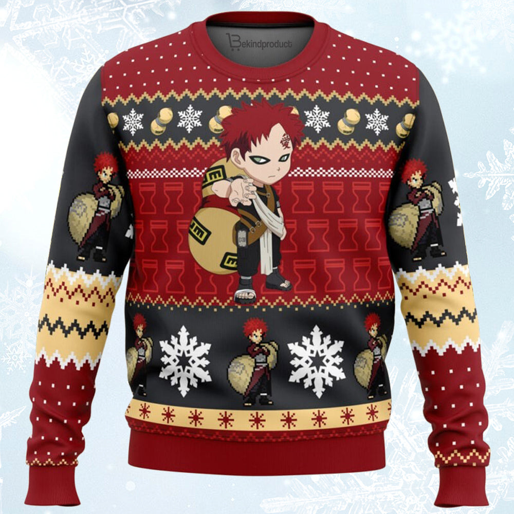 Christmas Gaara Naruto Ugly Christmas Sweater For Men & Women Christmas Gift Sweater BH350 - WeCustomit
