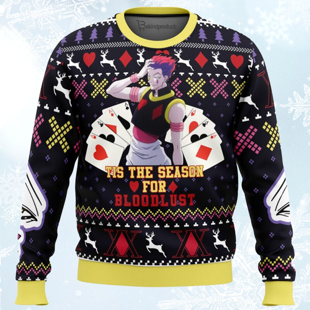 Christmas Hisoka Hunter X Hunter Ugly Christmas Sweater For Men & Women Christmas Gift Sweater BH313 - WeCustomit
