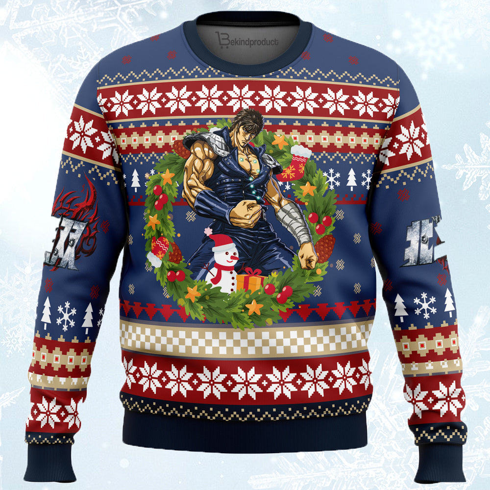 Christmas Kenshiro Ugly Christmas Sweater For Men & Women Christmas Gift Sweater PT443 - WeCustomit