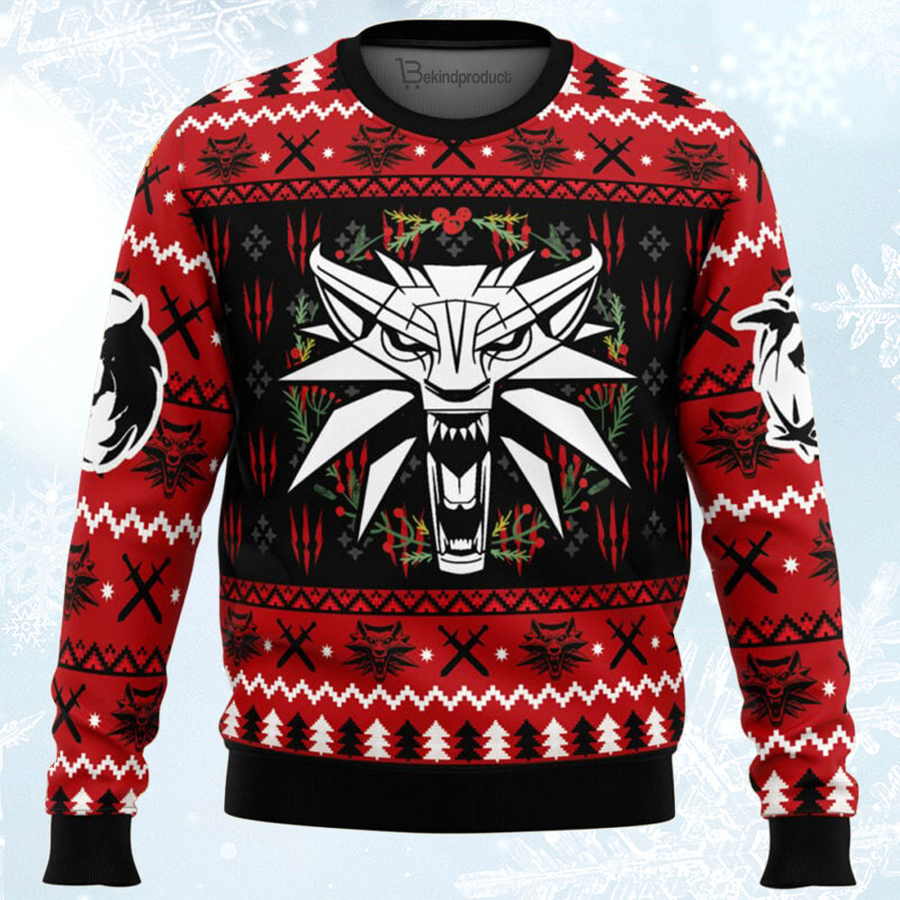 Christmas Monster The Witcher Ugly Christmas Sweater For Men & Women Christmas Gift Sweater BH232 - WeCustomit
