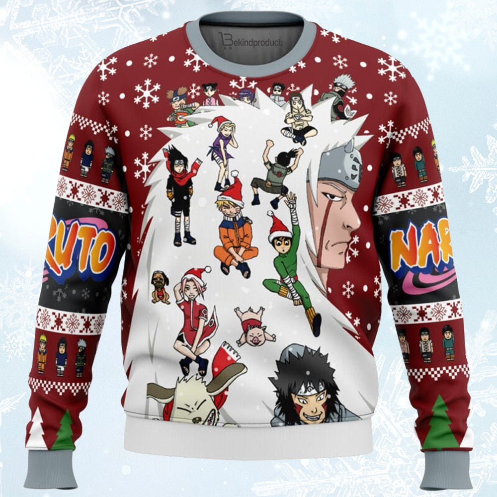 Christmas Naruto Characters Ugly Christmas Sweater For Men & Women Christmas Gift Sweater BH276 - WeCustomit