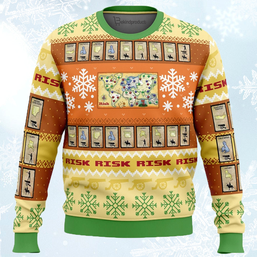 Christmas Risk Ugly Christmas Sweater For Men & Women Christmas Gift Sweater PT688 - WeCustomit
