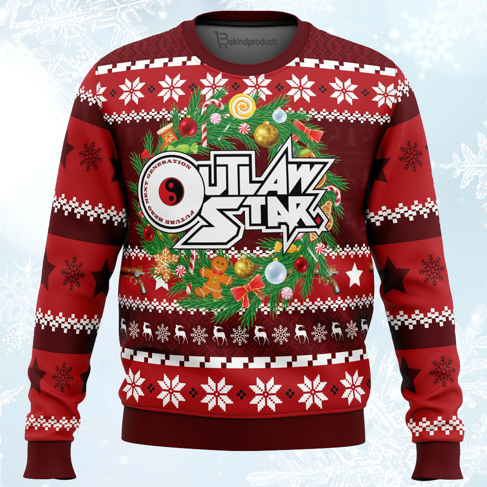 Christmas Time Outlaw Star Ugly Christmas Sweater For Men & Women Christmas Gift Sweater PT288 - WeCustomit