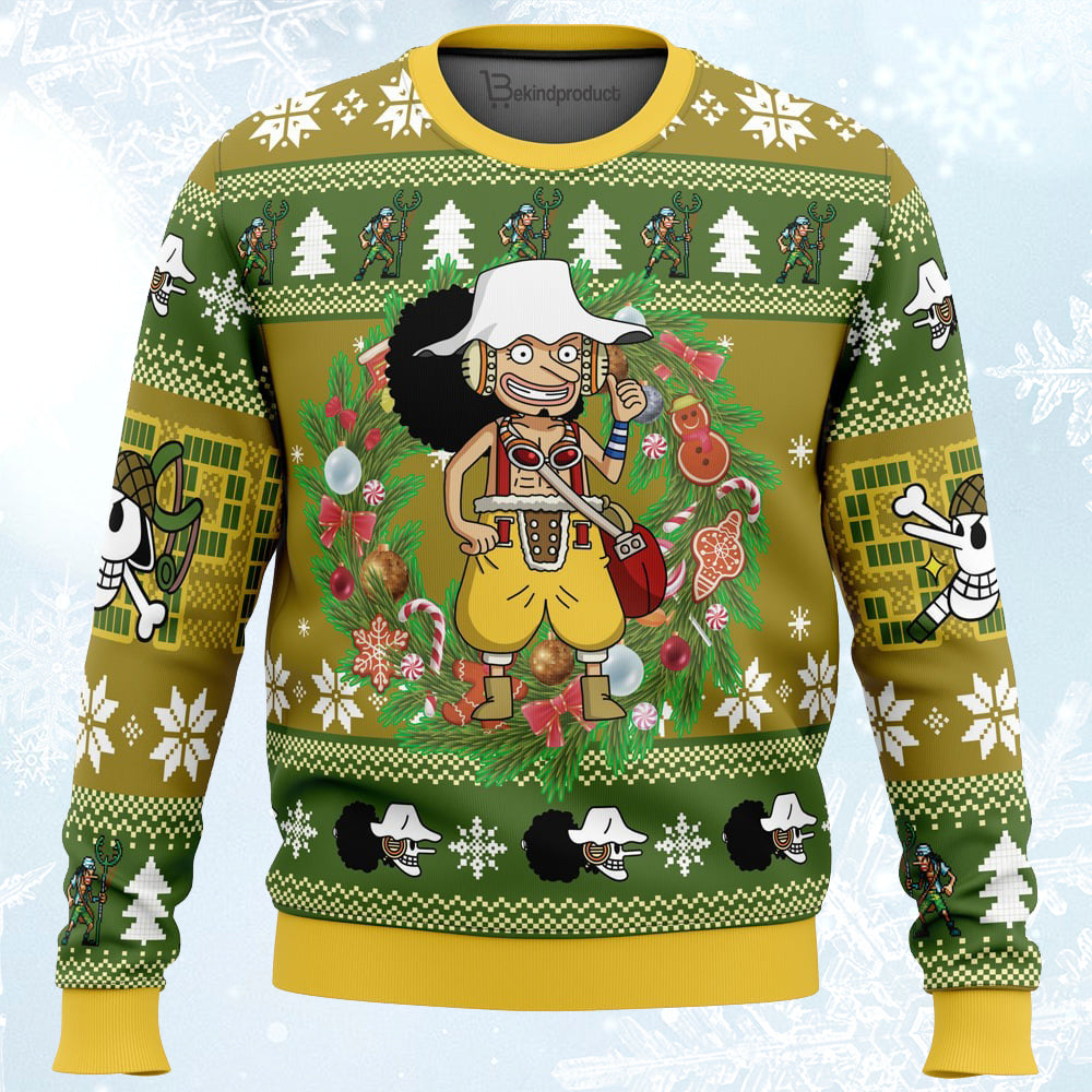 Christmas Usopp Ugly Christmas Sweater For Men & Women Christmas Gift Sweater PT087 - WeCustomit