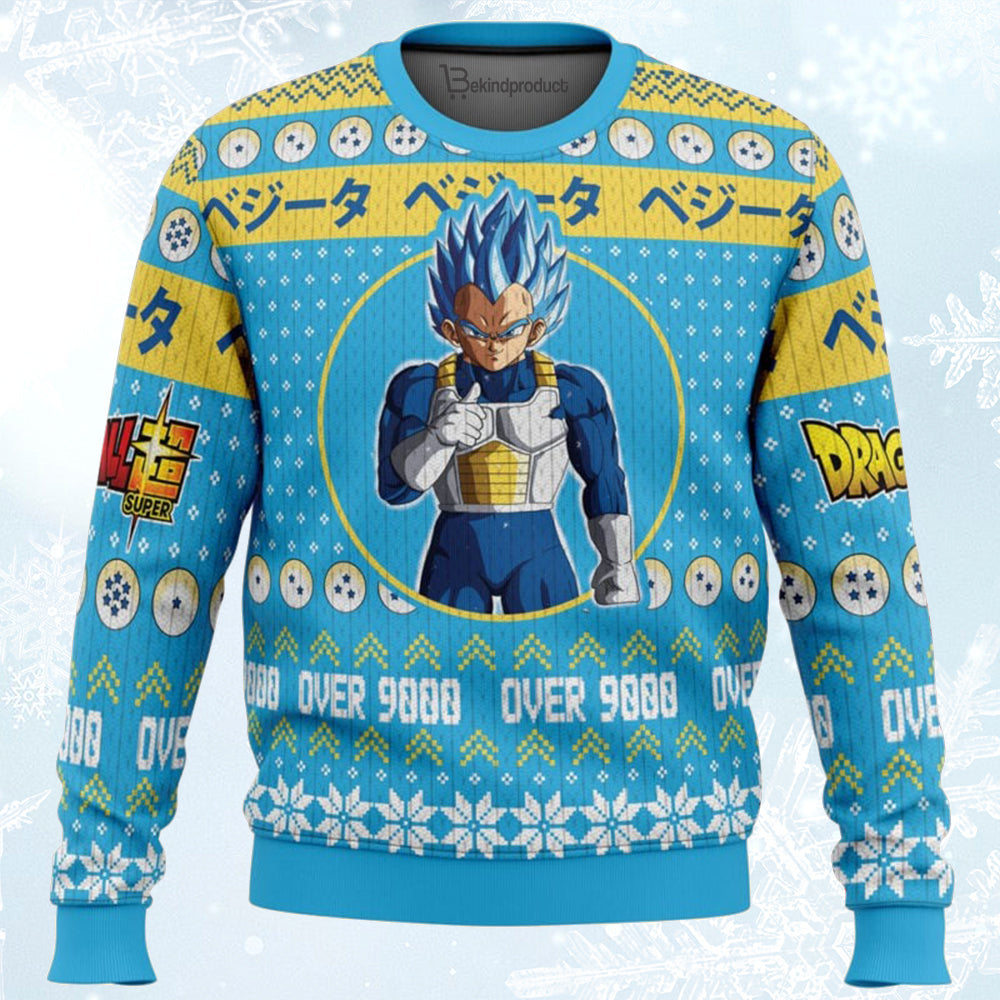 Christmas Vegeta Dragon Ball Z Ugly Christmas Sweater For Men & Women Christmas Gift Sweater BH231 - WeCustomit