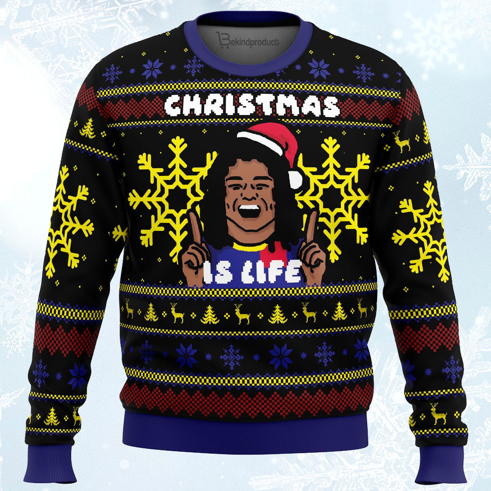 Christmas is Life Dani Rojas Ugly Christmas Sweater For Men & Women Christmas Gift Sweater PT286 - WeCustomit