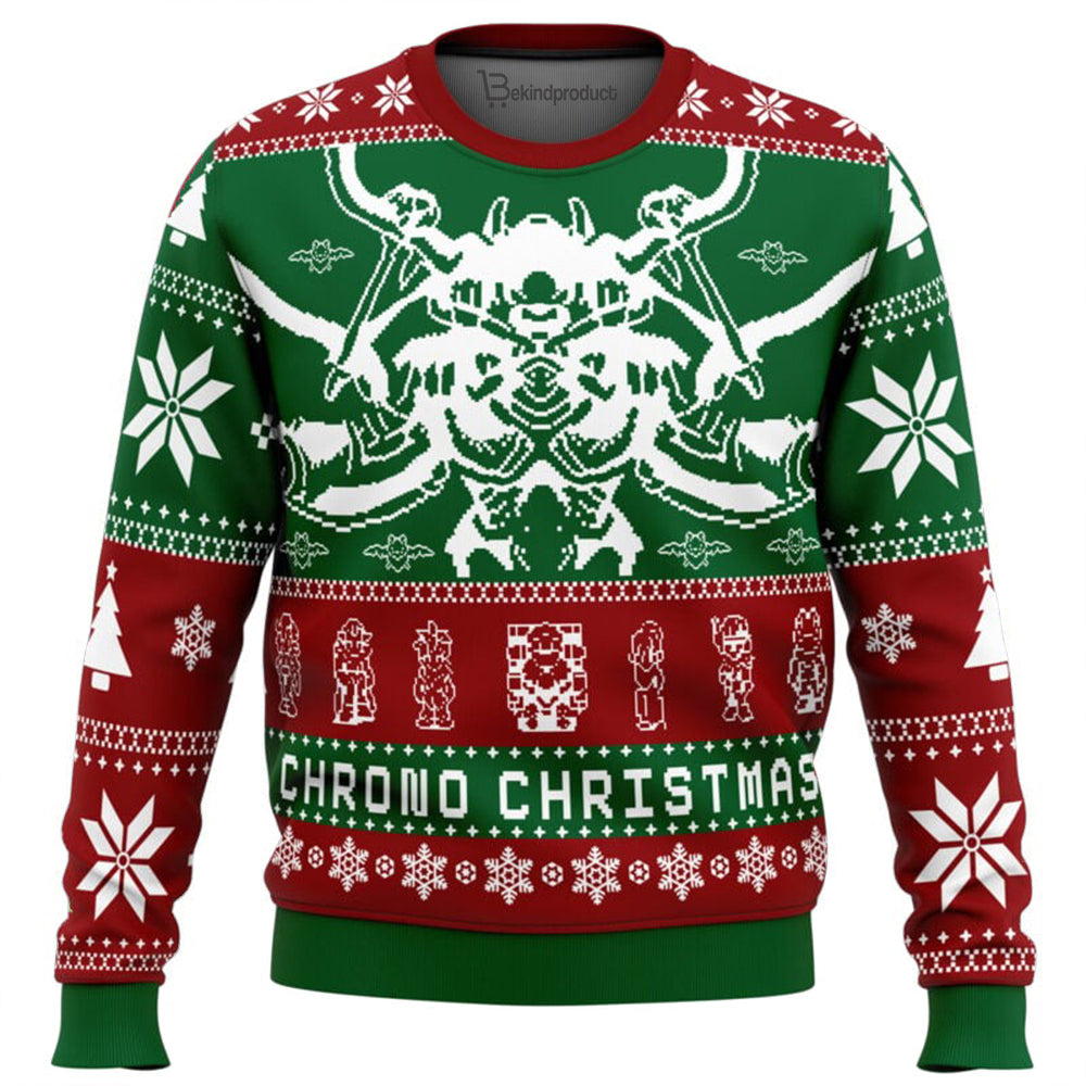 Chrono Trigger Chrono Christmas Ugly Christmas Sweater For Men & Women Christmas Gift Sweater BH310 - WeCustomit