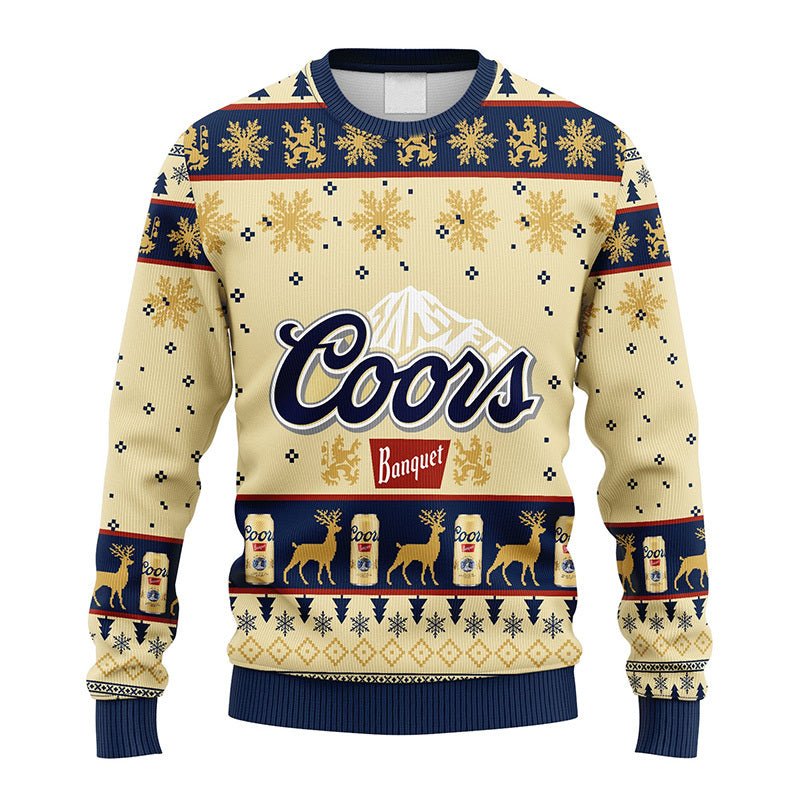 Coors Banquet Christmas Ugly Sweater - WeCustomit