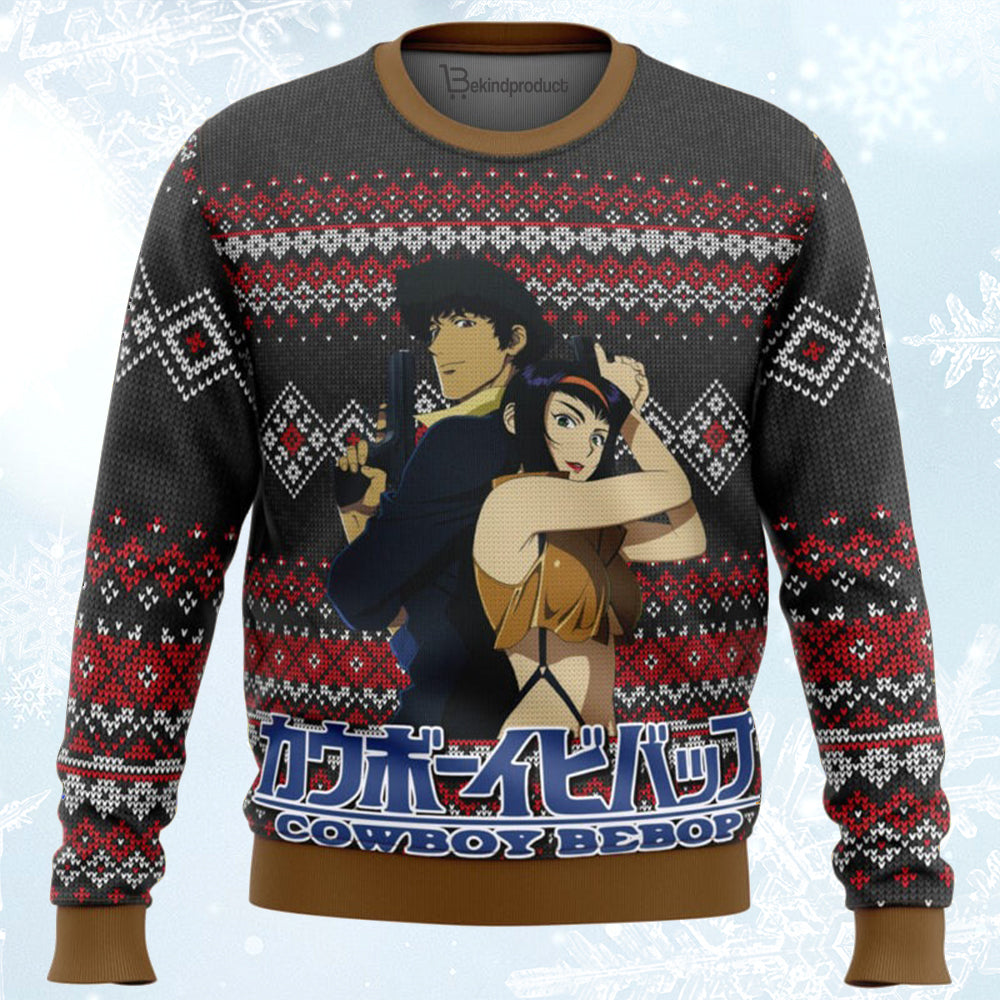 Cowboy Bebop Alt Ugly Christmas Sweater For Men & Women Christmas Gift Sweater BH349 - WeCustomit