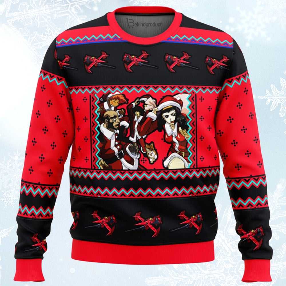 Cowboy Bebop Holiday Ugly Christmas Sweater For Men & Women Christmas Gift Sweater BH434 - WeCustomit