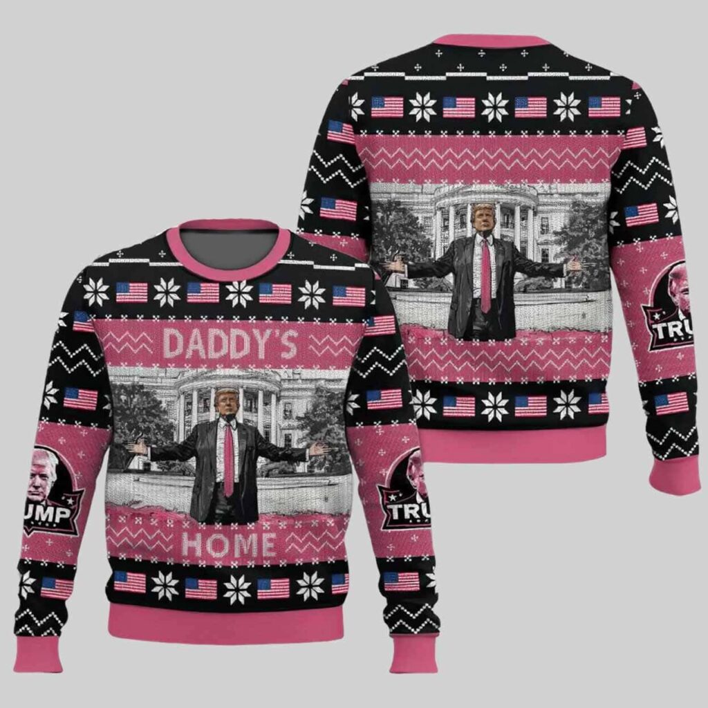Daddy’s Home Trump Ugly Christmas Sweater DL001 - WeCustomit