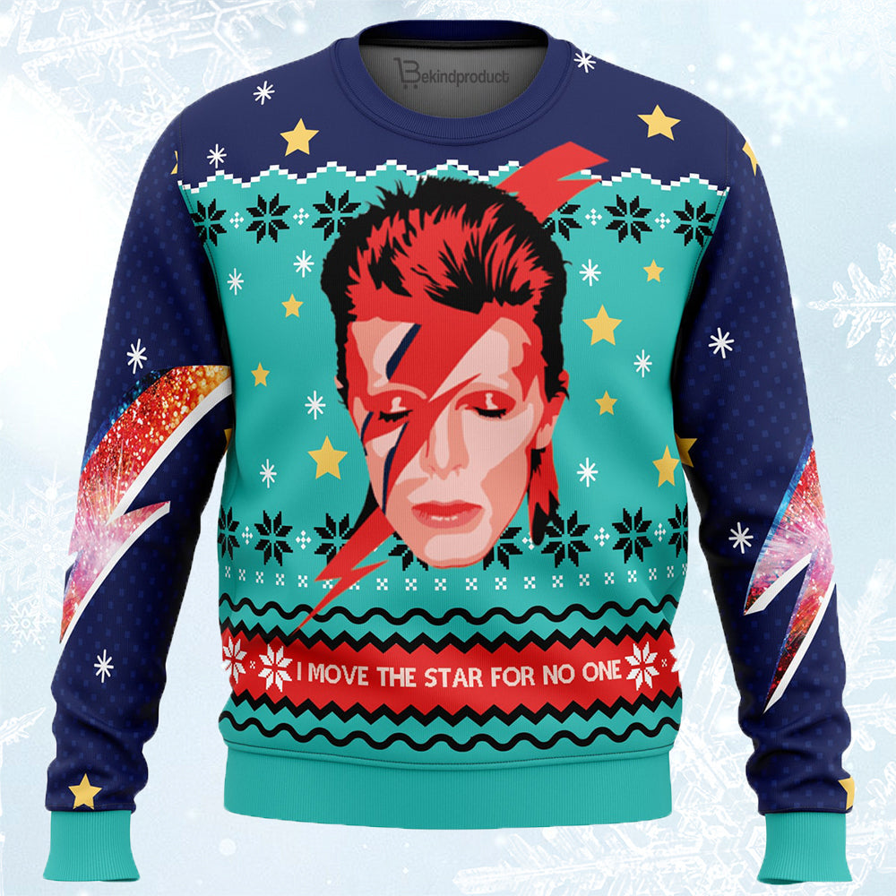Da.vid Bo.wie Ugly Christmas Sweater For Men & Women Christmas Gift Sweater PT754 - WeCustomit