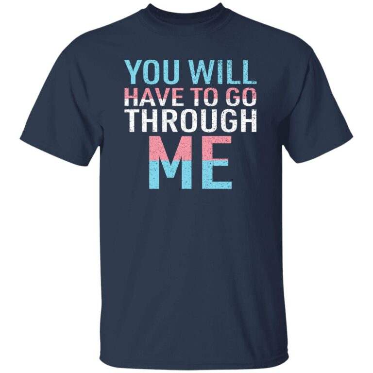 David Tennant You Will Have To Go Through Me Shirt - WeCustomit