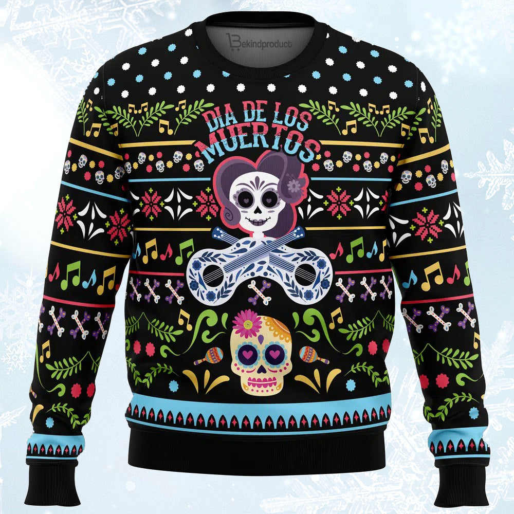 Day of the Dead Ugly Christmas Sweater For Men & Women Christmas Gift Sweater PT863 - WeCustomit
