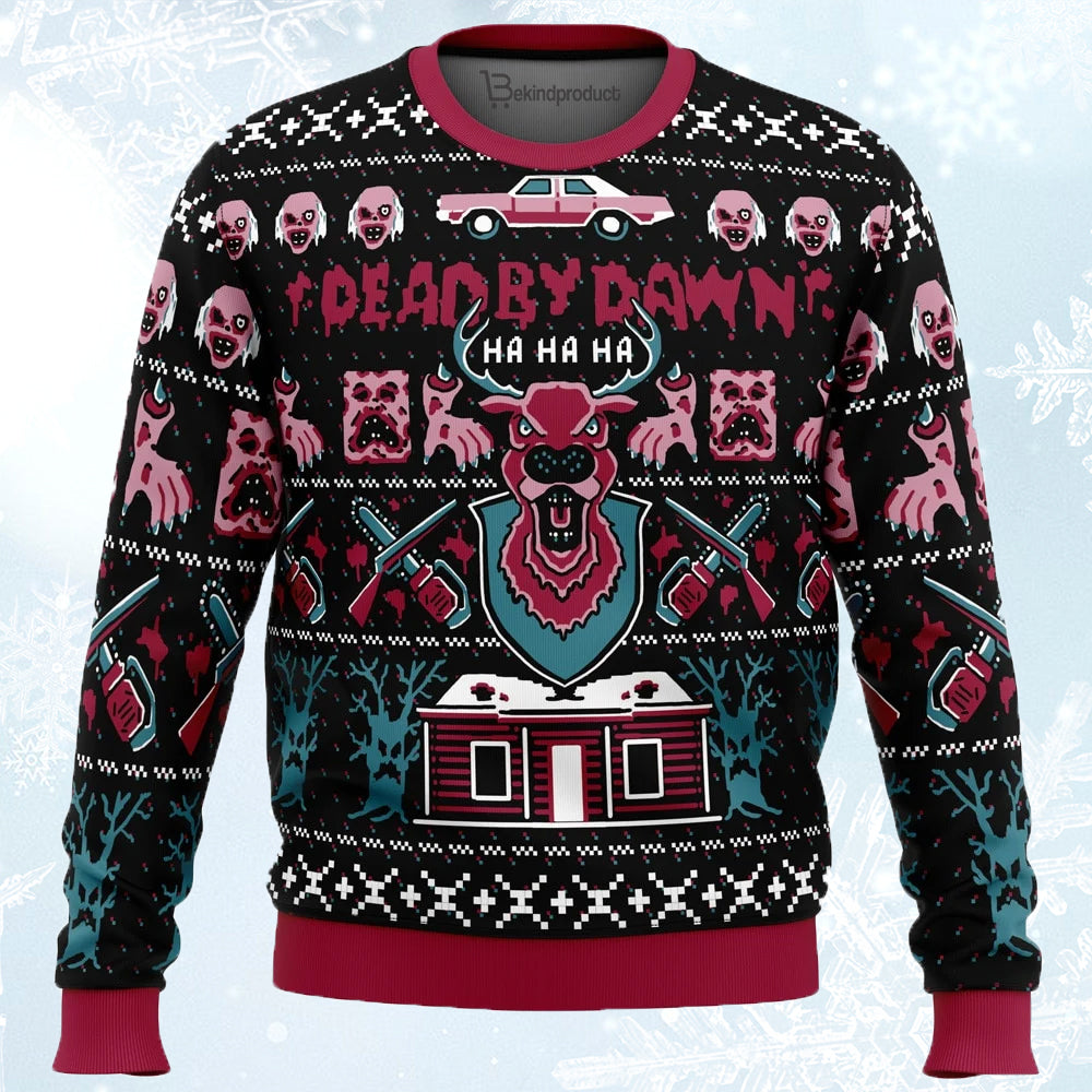 Dead By Dawn Evil Dead Ugly Christmas Sweater For Men & Women Christmas Gift Sweater PT755 - WeCustomit