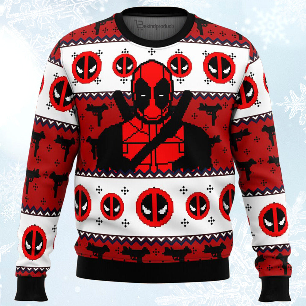 Dead.pool Guy Ugly Christmas Sweater For Men & Women Christmas Gift Sweater BH468 - WeCustomit