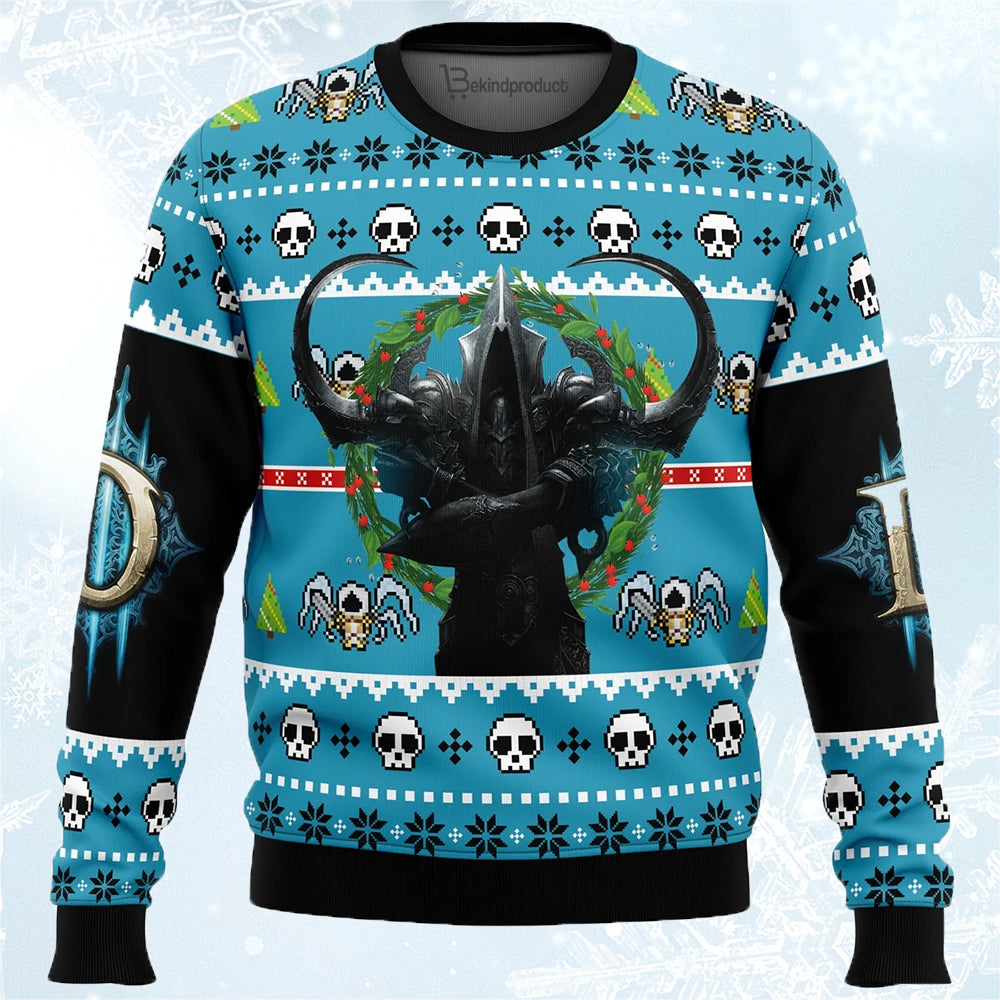 Reaper of Souls Diablo Ugly Christmas Sweater For Men & Women Christmas Gift Sweater PT793 - WeCustomit