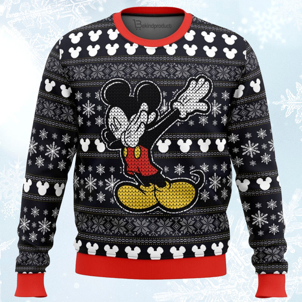 Dabbing Ugly Christmas Sweater For Men & Women Christmas Gift Sweater BH188 - WeCustomit