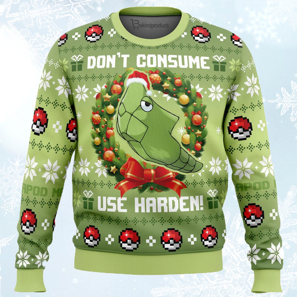Dont Consume Pokemon Ugly Christmas Sweater For Men & Women Christmas Gift Sweater PT523 - WeCustomit