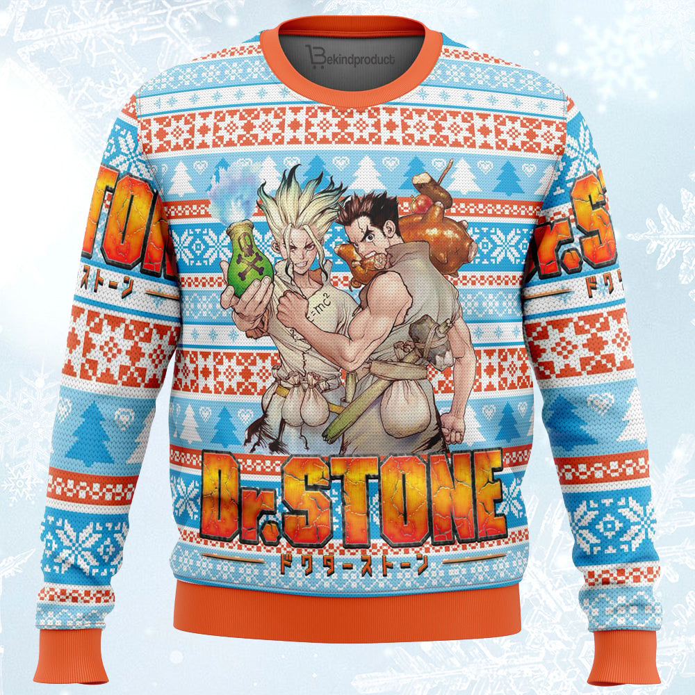Dr. Stone Alt Ugly Christmas Sweater For Men & Women Christmas Gift Sweater PT072 - WeCustomit