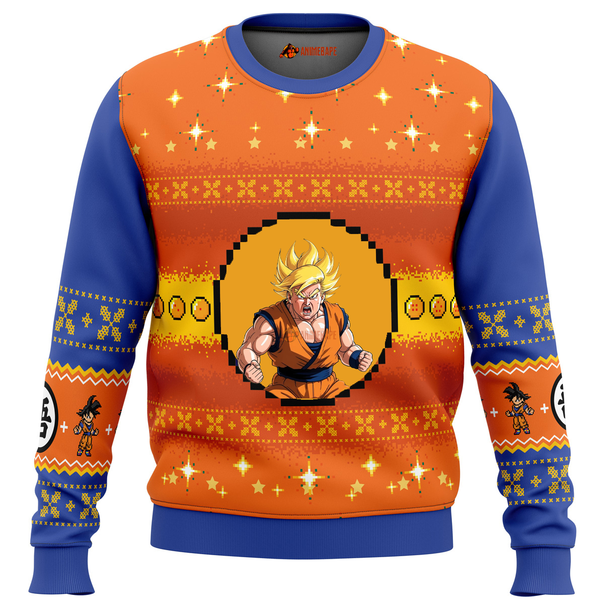 Goku Trump Welcome Back 2024 Christmas Sweater - WeCustomit