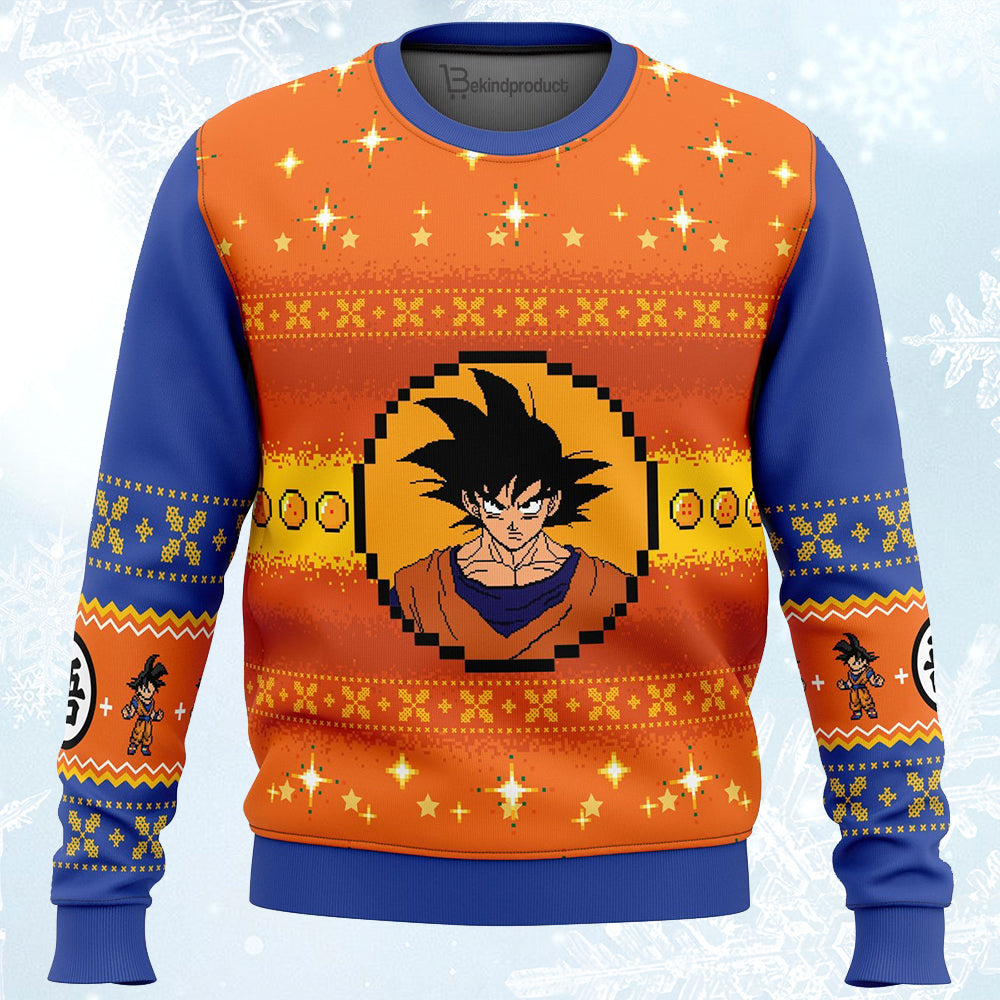 Dragon Ball Z Goku Christmas Ugly Christmas Sweater For Men & Women Christmas Gift Sweater PT210 - WeCustomit