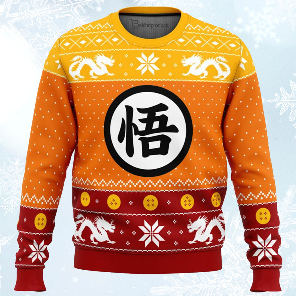 Dragon Ball Z Goku Christmas Of Us Ugly Christmas Sweater For Men & Women Christmas Gift Sweater BH074 - WeCustomit