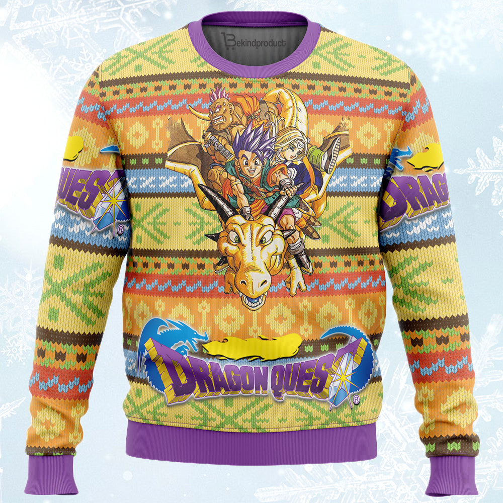 Dragon Quest alt Ugly Christmas Sweater For Men & Women Christmas Gift Sweater PT562 - WeCustomit