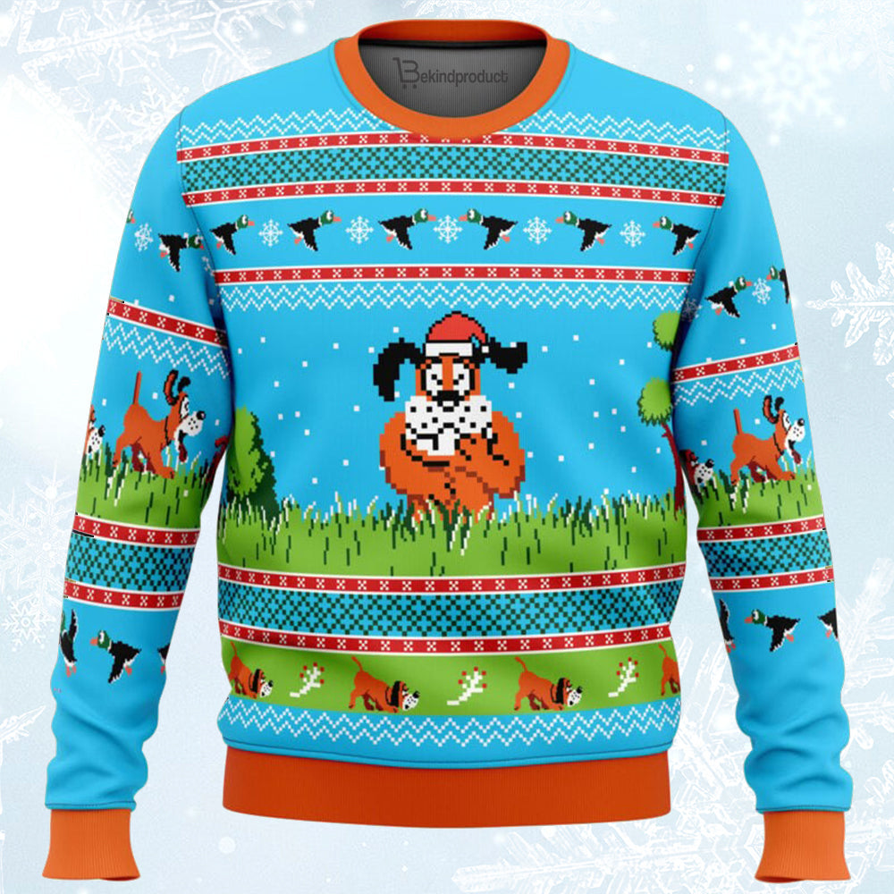 Duck Hunt Ugly Christmas Sweater For Men & Women Christmas Gift Sweater BH150 - WeCustomit