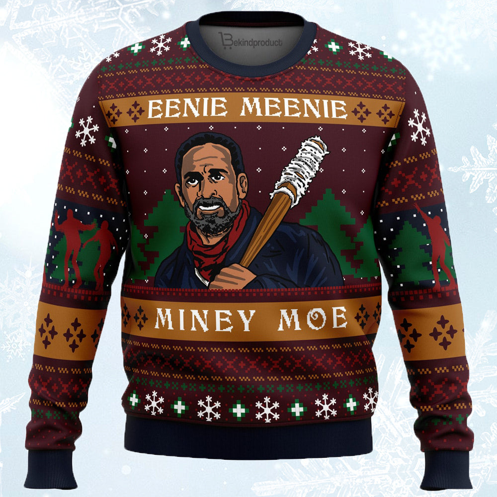 Eenie Meenie Miney Moe Ugly Christmas Sweater For Men & Women Christmas Gift Sweater PT759 - WeCustomit