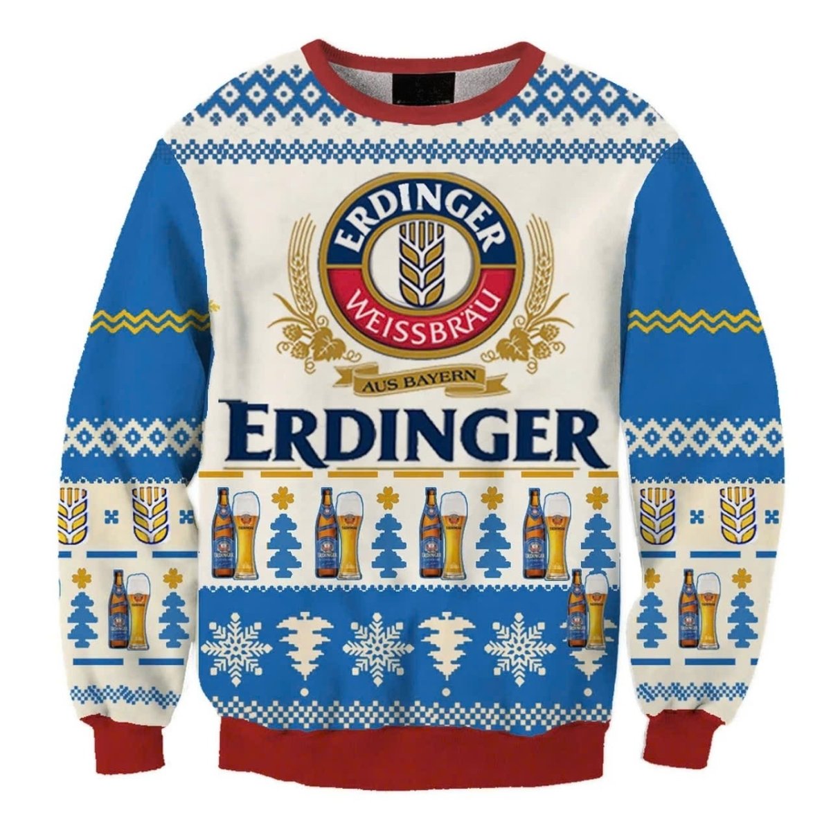 Erdinger Christmas Ugly Sweater - WeCustomit