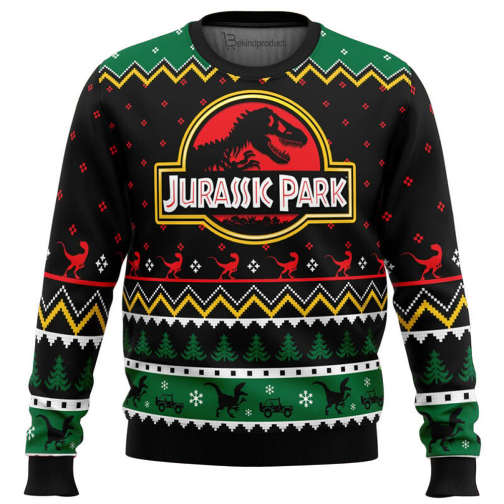Ethics of Cloning Jurassic Park Ugly Christmas Sweater For Men & Women Christmas Gift Sweater BH307 - WeCustomit