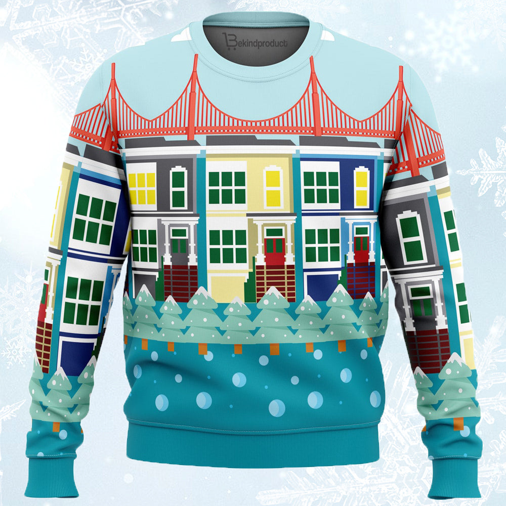 Everywhere Full House Ugly Christmas Sweater For Men & Women Christmas Gift Sweater PT762 - WeCustomit