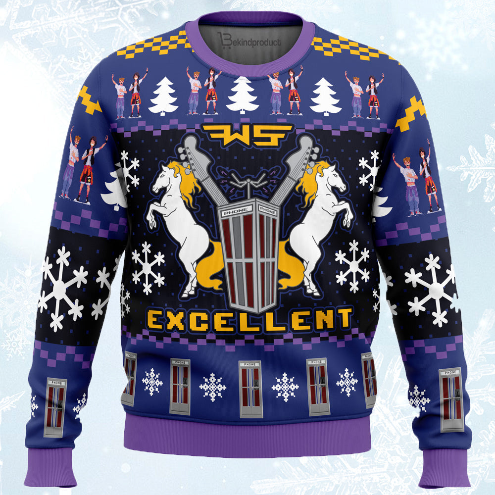 Excellent Bill and Ted Ugly Christmas Sweater For Men & Women Christmas Gift Sweater PT525 - WeCustomit