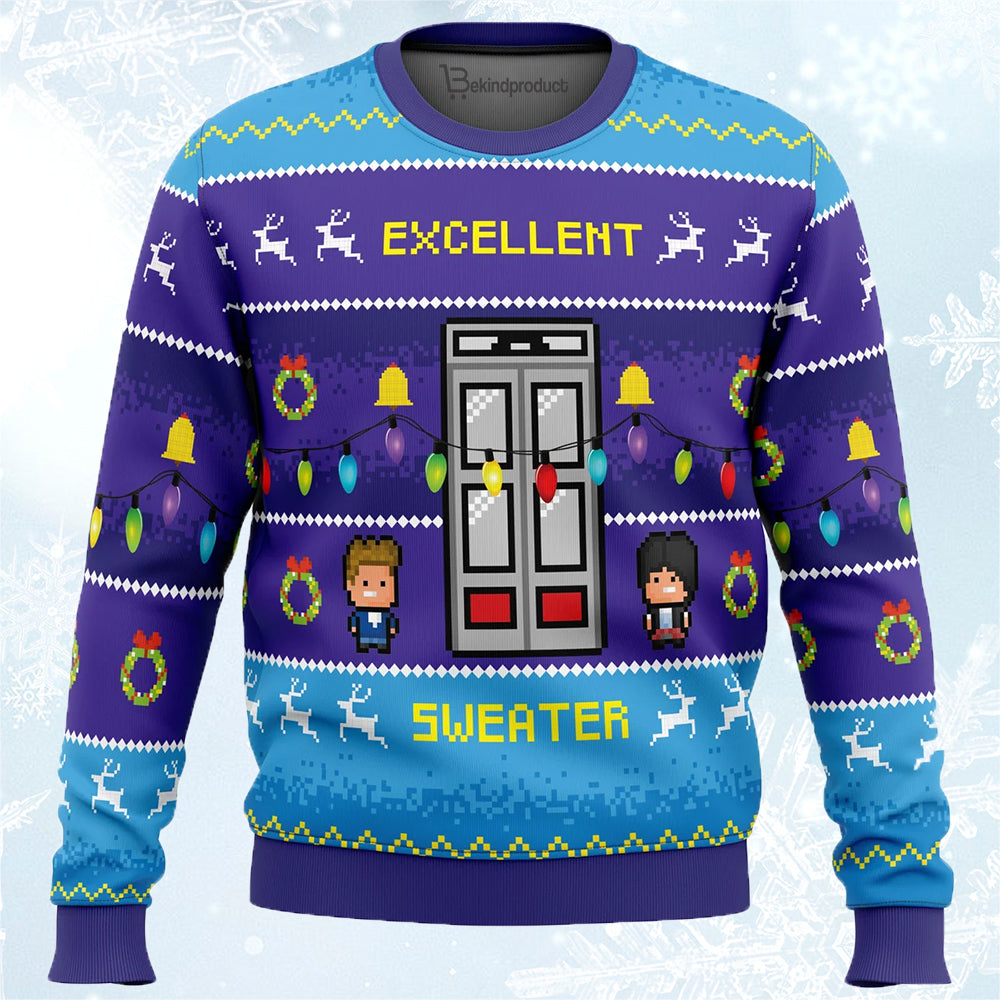 Excellent Sweater! Ugly Christmas Sweater For Men & Women Christmas Gift Sweater PT448 - WeCustomit
