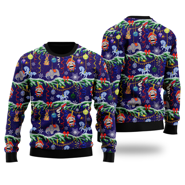 Fairy Nutcracker Christmas Toys Pattern Ugly Christmas Sweater For Men & Women Christmas Gift Sweater US1401 - WeCustomit