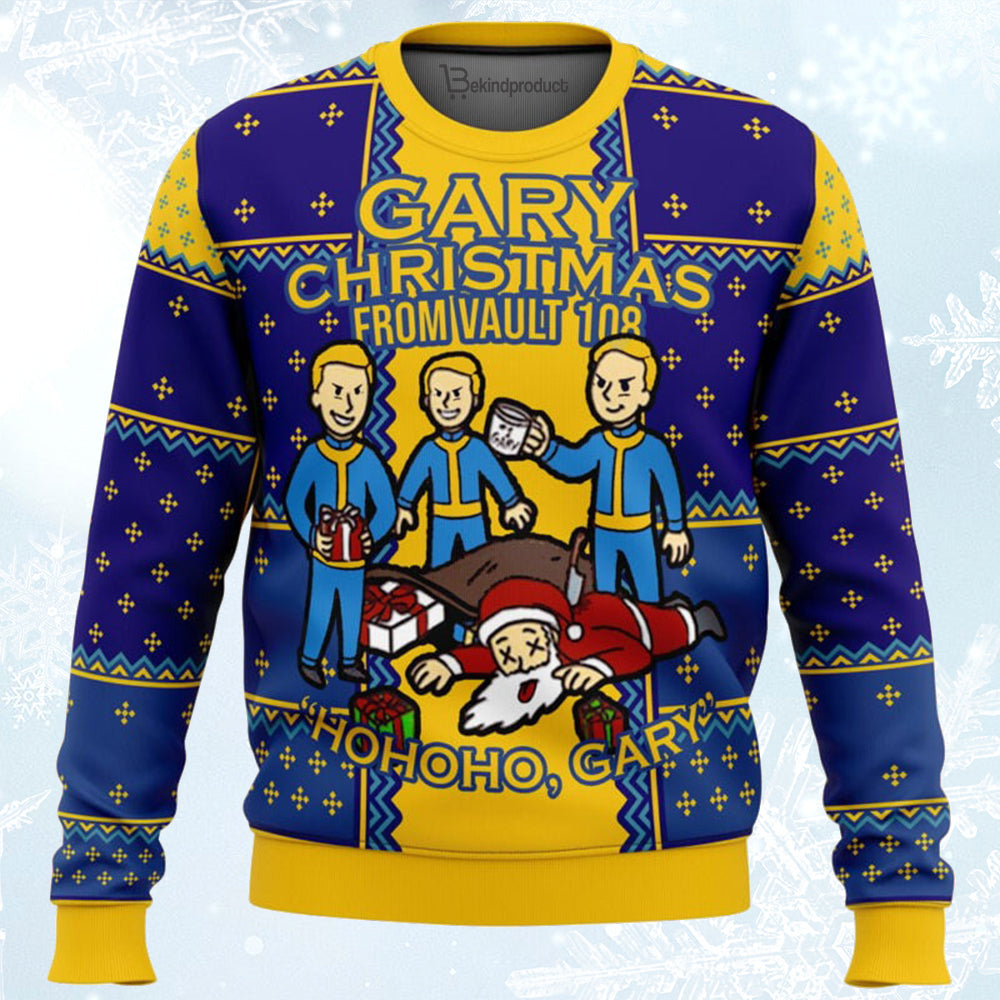 Fallout Gary Ugly Christmas Sweater For Men & Women Christmas Gift Sweater BH387 - WeCustomit