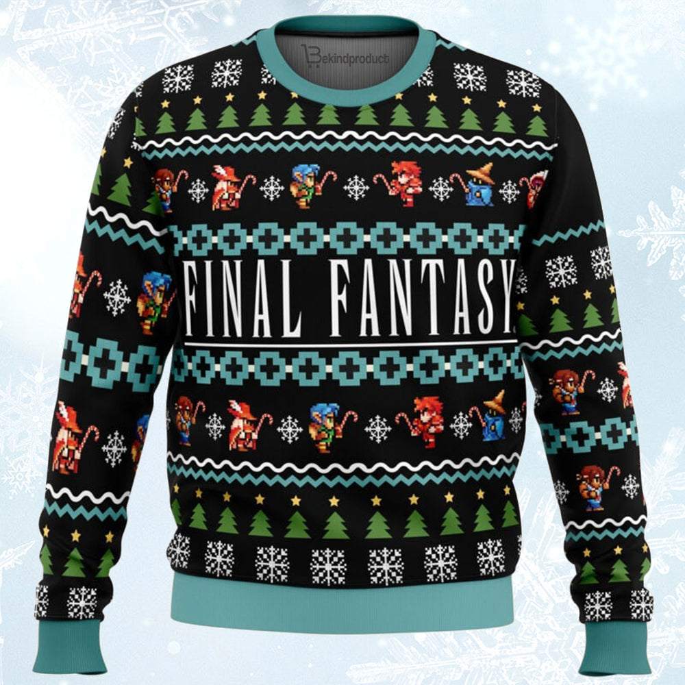 Final Fantasy Ugly Christmas Sweater For Men & Women Christmas Gift Sweater BH270 - WeCustomit