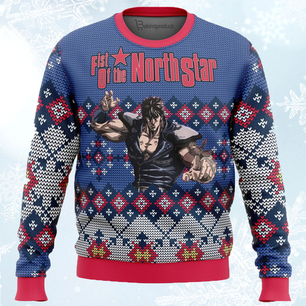 Fist of the North Star Alt Ugly Christmas Sweater For Men & Women Christmas Gift Sweater BH548 - WeCustomit
