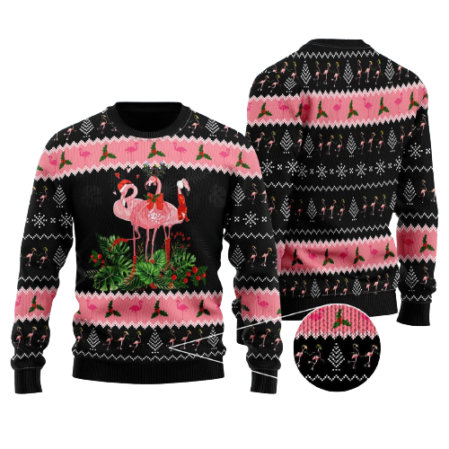 Jingle Bell Tropical Ugly Christmas Sweater For Men & Women Christmas Gift Sweater US1453 - WeCustomit