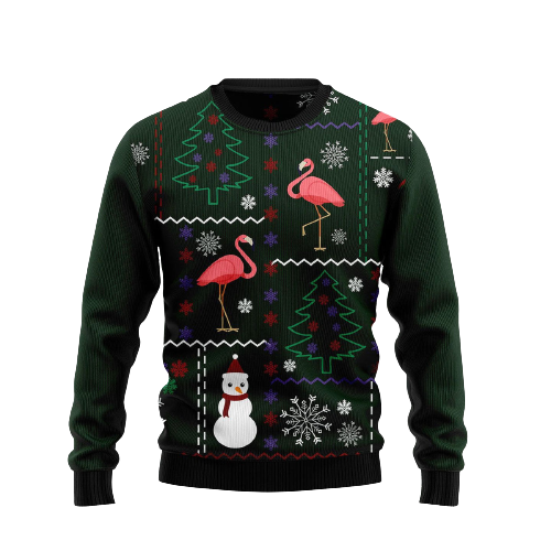 Flamingo Lover Ugly Christmas Sweater For Men & Women Christmas Gift Sweater US1291 - WeCustomit