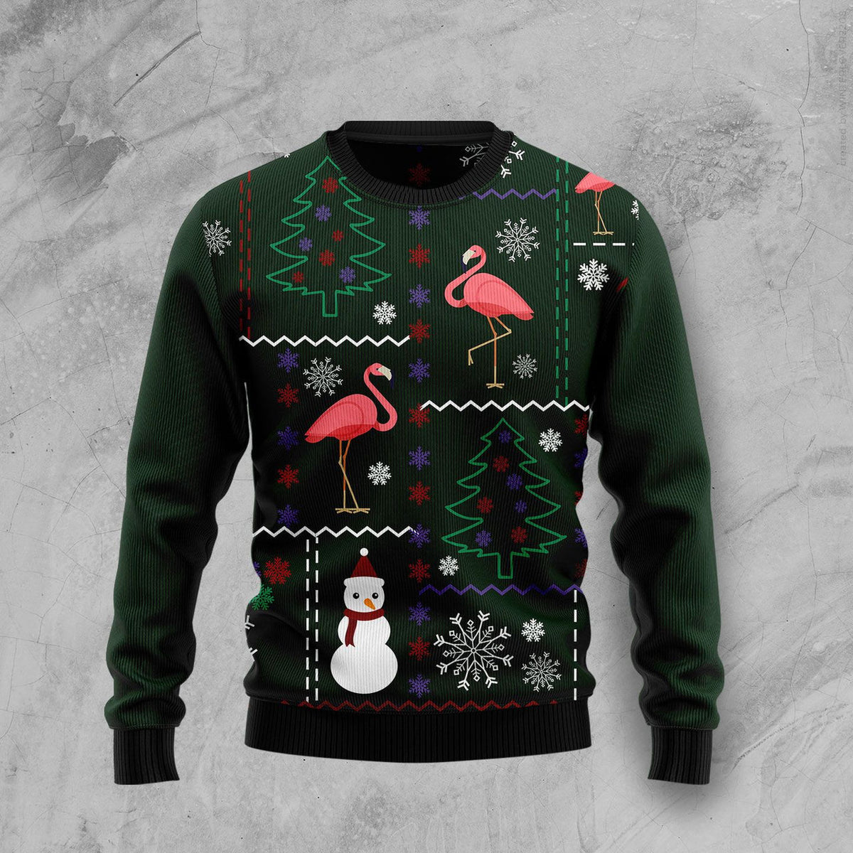 Flamingo Lover Ugly Christmas Sweater For Men & Women Christmas Gift Sweater US1291 - WeCustomit