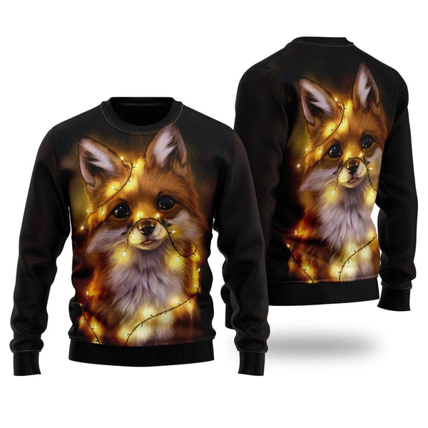 Fox Merry Christmas Ugly Christmas Sweater For Men & Women Christmas Gift Sweater US1090 - WeCustomit