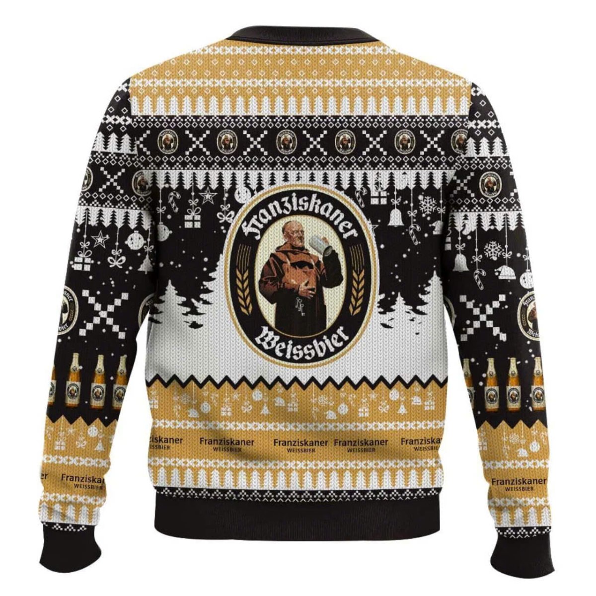 Franziskaner Weissbier Christmas Ugly Sweater - WeCustomit