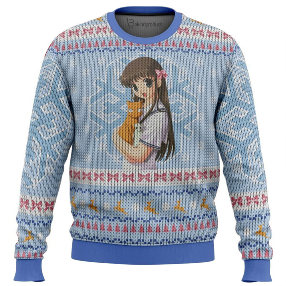 Fruits Basket Tooru Honda Ugly Christmas Sweater For Men & Women Christmas Gift Sweater BH304 - WeCustomit
