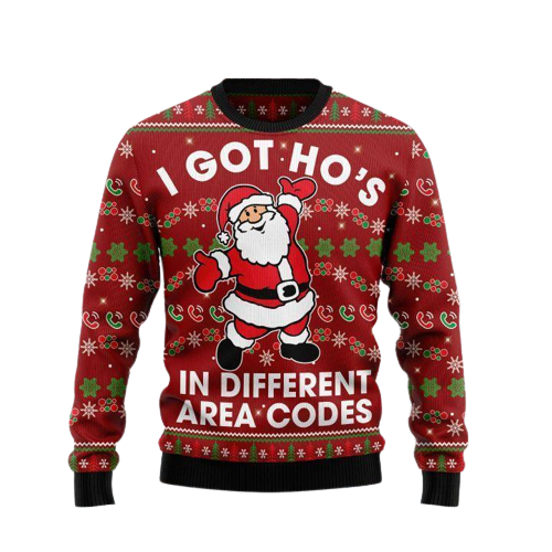 Funny Different Santa Ugly Christmas Sweater For Men & Women Christmas Gift Sweater US1264 - WeCustomit