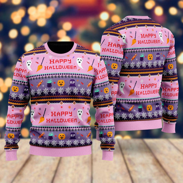 Funny Halloween Ugly Christmas Sweater For Men & Women Christmas Gift Sweater US1031 - WeCustomit