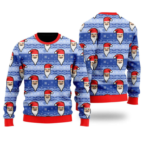 Funny Santa In Snow Ugly Christmas Sweater For Men & Women Christmas Gift Sweater US1973 - WeCustomit