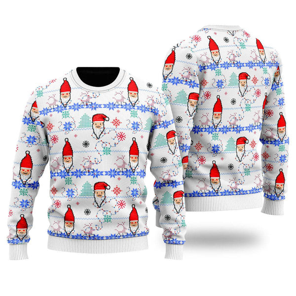 Funny Santa Is Coming Ugly Christmas Sweater For Men & Women Christmas Gift Sweater US1974 - WeCustomit